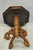 Mid 20th Century Contemporary Italian Mediterranean Style Marquetry Inlay Pedestal Side Table For Sale - Image 10 of 12