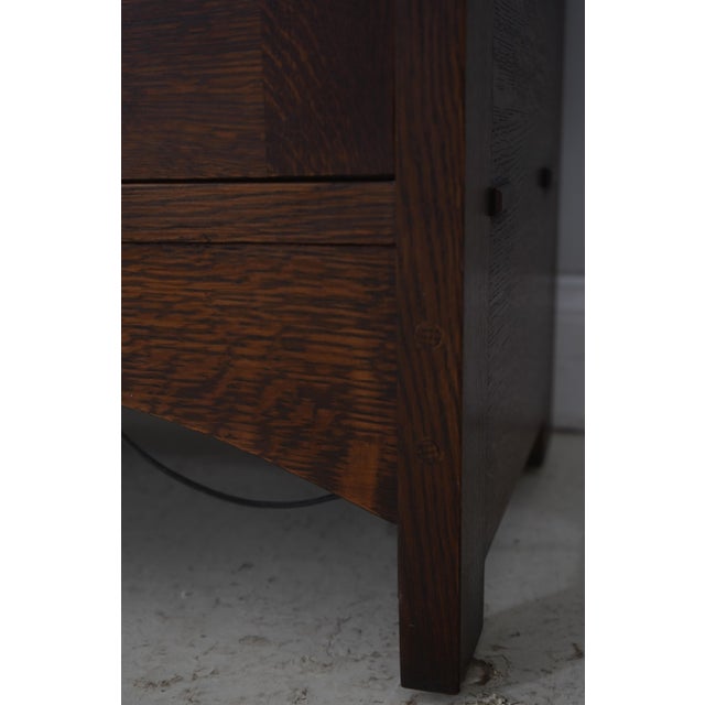 Stickley Mission Oak Arts & Crafts Bookcase For Sale - Image 14 of 17
