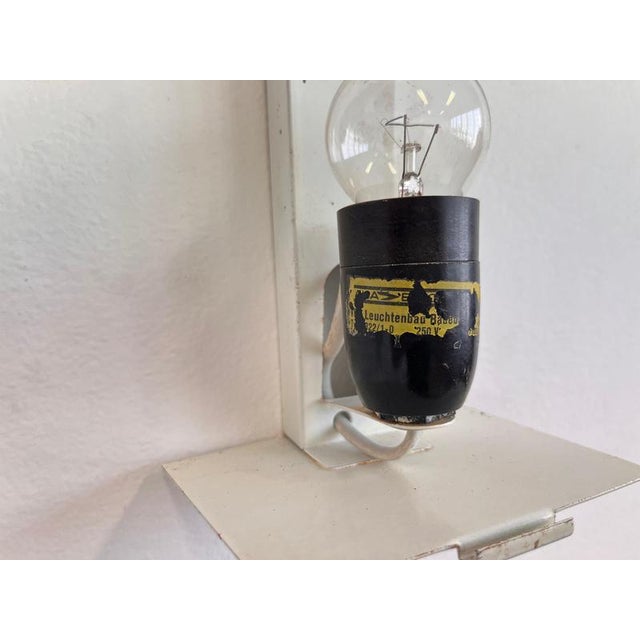 Mid-Century Modern Glass Wall Light, Germany, 1970s For Sale - Image 9 of 10