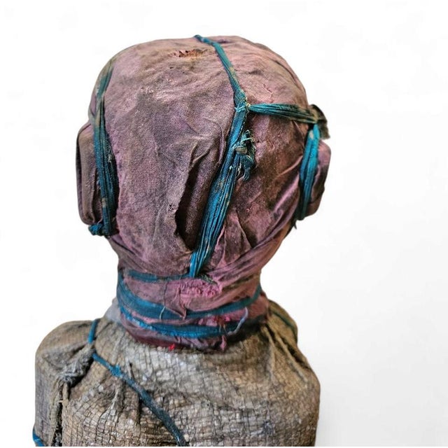 African Multi Material Figure, 1970s For Sale - Image 9 of 18