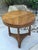 Vintage, Drexel Triune, Round Side Table, With Glass Top, Three Legs, Mahogany, 1970’s For Sale In South Bend - Image 6 of 10
