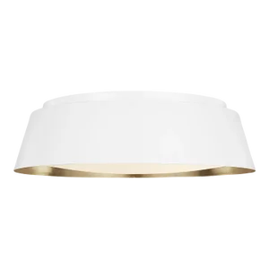 ED Ellen DeGeneres by Visual Comfort Studio Asher Large Flush Mount, Matte White
