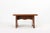Mid-Century Modern Low French Rustic Church Stool in Terracotta Painted Wood, 1890s For Sale - Image 3 of 11