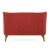 Wood Lawrence Peabody for Richardson Nemschoff Mid Century Walnut Settee For Sale - Image 7 of 9