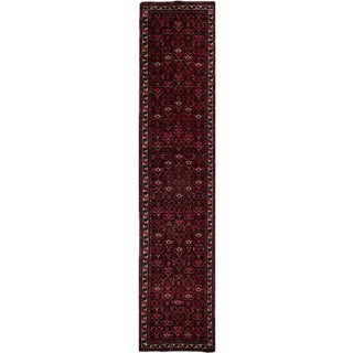 1950s Vintage Persian Hamedan Area Rug 3'6" X 16'5" For Sale