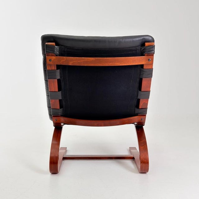 Textile Mid-Century Modern Kangu Lounge Chair by Elsa Solheim and Nordahl Solheim for Rybo, 1970s For Sale - Image 7 of 18