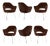 Saarinen Executive Arm Chairs in Espresso Velvet - Set of 6 For Sale