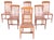 Portuguese Dining Chairs from Olaio, 1950s, Set of 6 For Sale