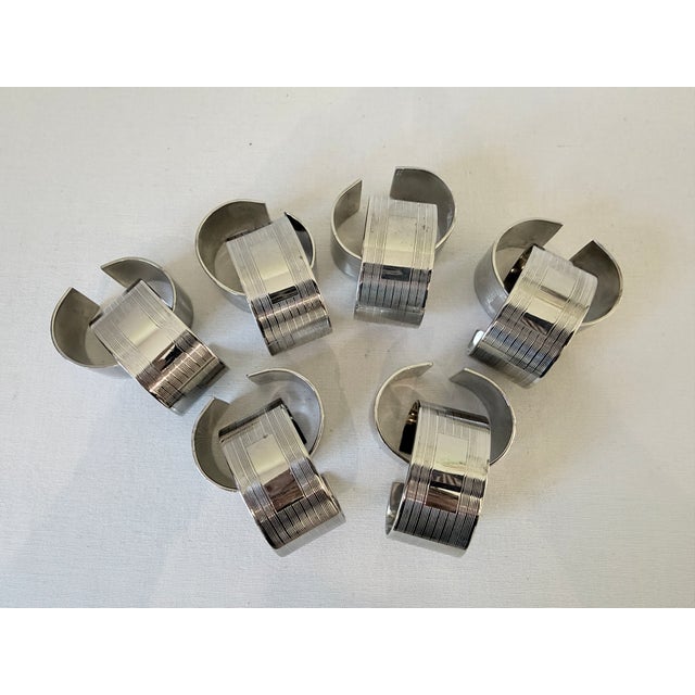 Vintage Polo Ralph Lauren Silverplated Napkin Rings, Set of 12 For Sale In Portland, OR - Image 6 of 13