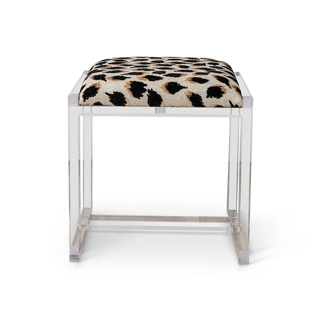 Glencoe is our upholstered, clear lucite bench. We love to use the bench in the dressing room, foot of the bed or a very...