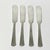 Metal 1970s Vintage Traditional Boho Chic Revelation Silverplate Butter Knife - Set of 4 For Sale - Image 7 of 9