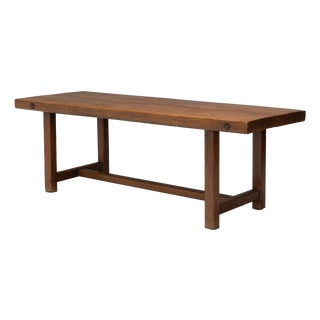 Elm Farmhouse Table, 1880s For Sale