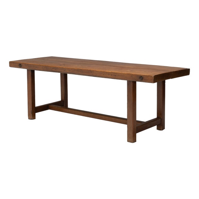 Elm Farmhouse Table, 1880s For Sale