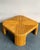 Khaki Vintage Boho Bent Rattan Coffee Table For Sale - Image 8 of 10