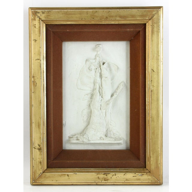 Framed Plaster Reliefs of German Hunting Prey - Set of 3 For Sale - Image 11 of 18
