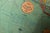Robin's Egg Blue Vintage "Peerless 12" Globe on Figural Japanned Copper Aviation Base by Weber Costello For Sale - Image 8 of 11
