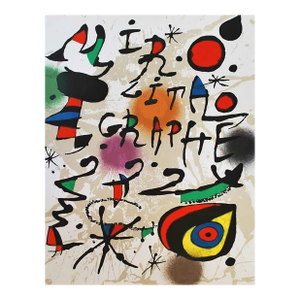 Joan Miro Original Lithograph V3-C Mourlot 1977