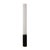 1980s Tambo Cylindro 60" Accent Floor Lamp - Black Oak, Satin Nickel, Frosted Acrylic, Dimmer Switch For Sale - Image 4 of 7