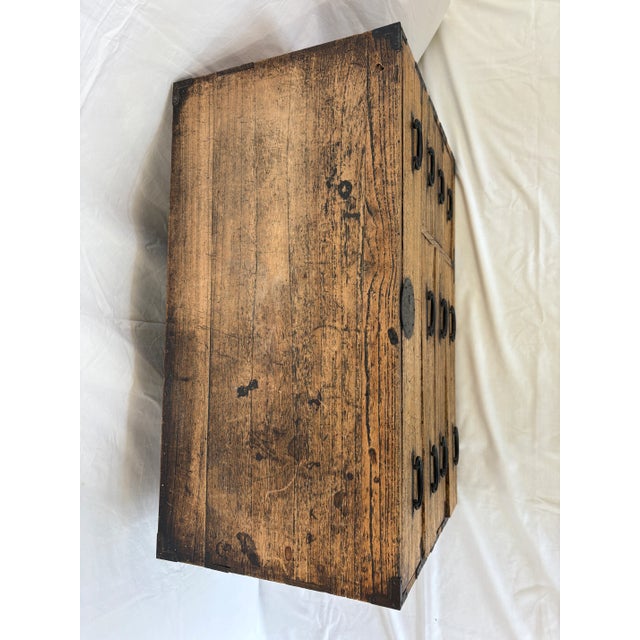 Antique Japanese Tansu Chest For Sale In West Palm - Image 6 of 7