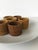 Asian Woven Round Rattan Napkin Holders - Set of 6 For Sale In Tampa - Image 6 of 6
