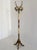 Product information an elegant italian coat rack from the 1960s, crafted from richly detailed brass and natural onyx...
