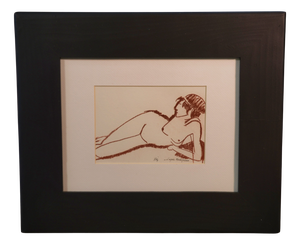 Lucien Vignolle, Homage to Modigliani, 1990s, Artwork on Paper