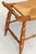 Vintage Hitchcock-Style Maple Bench With Woven Rush Seat & Gold Stenciling For Sale - Image 9 of 18