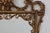 1950s 20th Century Chippendale Gilt Metal Mirror with Palmette Crest and Husk Garlands, Italy, 1950s For Sale - Image 5 of 11