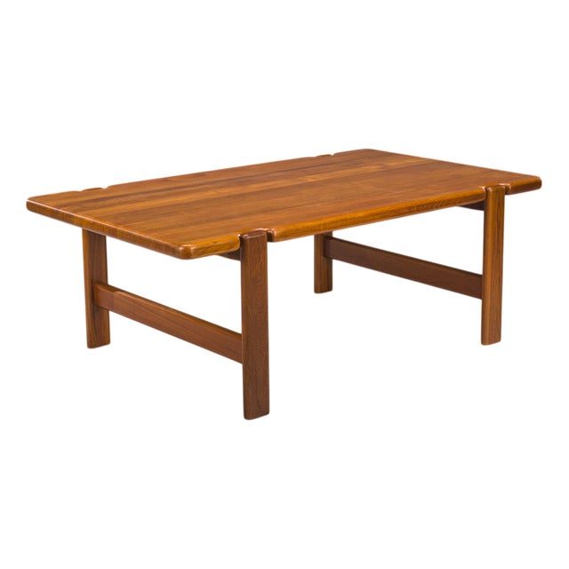 Danish Teak Coffee Table attributed to Niels Bach, 1960s For Sale