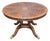 Theodore Alexander Regency Style Flame Mahogany Round Expanding Dining Table For Sale