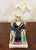 Antique Staffordshire Ceramic Flatback Seated Queen Victoria Figure in Cobalt Blue, 1850 For Sale - Image 10 of 10