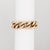 Vintage Tiffany & Co curb link ring crafted in 14 karat yellow gold (circa 1970s). Sculptural and wonderfully tactile,...