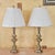 Pair of Tall Brass Table Lamps With Pleated "Classics by Diane" Shades – Hollywood Regency Style For Sale - Image 17 of 17