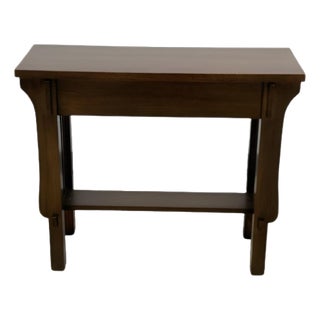 Arts & Crafts Crofter Console Table - Walnut For Sale