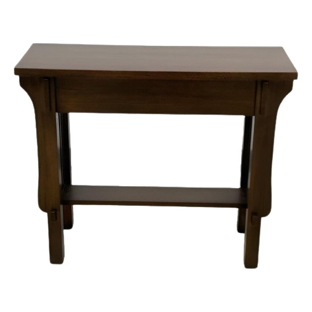 Arts & Crafts Crofter Console Table - Walnut For Sale