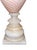 Mid-20th Century Pair of Italian Pink Murano Glass & Alabaster Lamps For Sale - Image 9 of 10