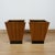 Art Deco Walnut Paper Bins, 1930s, Set of 2 For Sale - Image 4 of 5