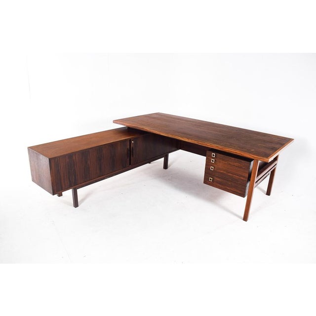 Mid-Century Rosewood Desk by Arne Vodder for Sibast, 1960 For Sale - Image 6 of 12
