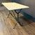White Antique French Marble Top Cafe and Bistro Table With Cast Iron Base For Sale - Image 8 of 10