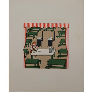 Lucien Boucher, La cuisinière, Lithograph For Sale