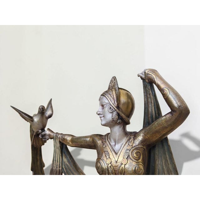 Molins, Art Deco Sculpture, 1920s, Bronze For Sale - Image 6 of 10