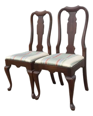 Vintage Pennsylvania House Queen Anne Dining Chairs - A Pair