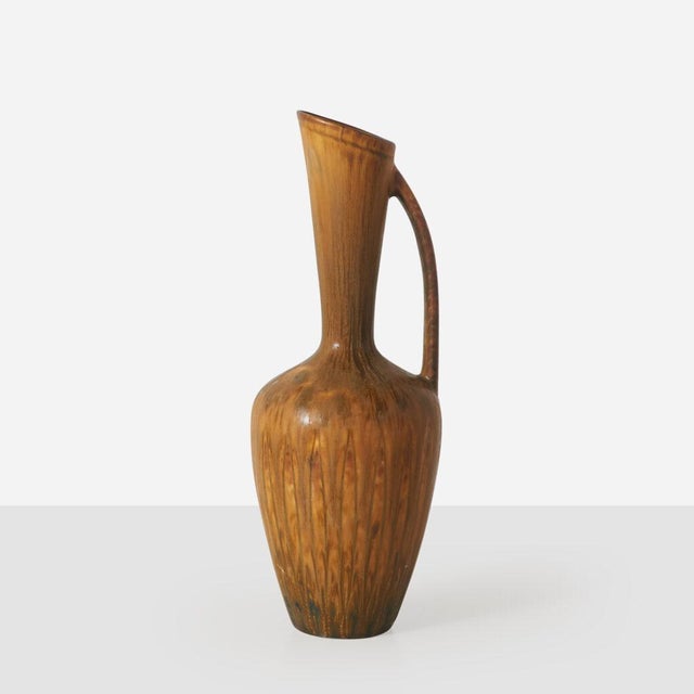 Mid-Century Modern Small Pitcher by Gunnar Nylund For Sale - Image 3 of 9
