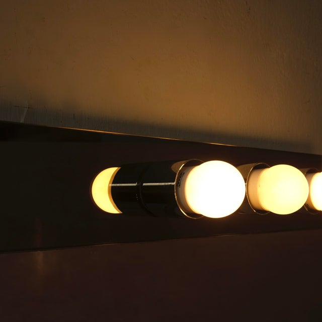 Vintage Bathroom Mirror with Lights, 1960s For Sale - Image 6 of 18