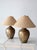 Mid 20th Century Pair of Vintage Chinoiserie Style Gilt Ceramic Table Lamps For Sale - Image 5 of 18