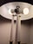 1970s Vintage 3-Light Metal Table Lamp With Original Shade — Mid-Century Hollywood Regency Lighting, 24" For Sale - Image 5 of 8