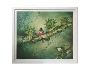 "Morning Mist" Lithograph by John M. Matyas