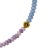 Kunzite Angelite Lapis Half Moon Necklace -by Bombyx House For Sale In New York - Image 6 of 10
