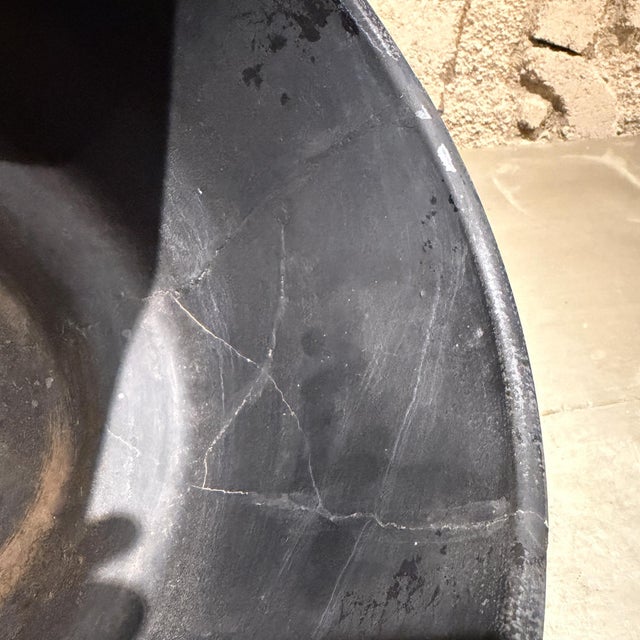 Mid-Century Modern Black Planter by Gainey Pottery, 9.75\" Diameter For Sale - Image 15 of 15
