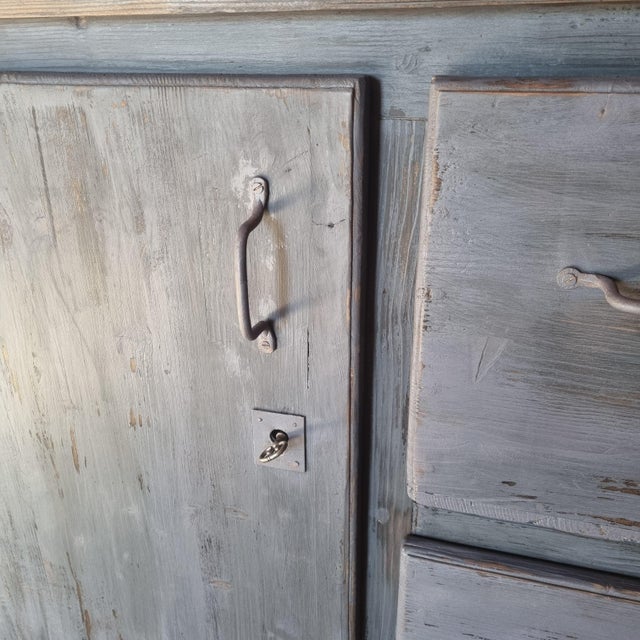 Wood Vintage Workbench in Pine, 1930s For Sale - Image 7 of 13